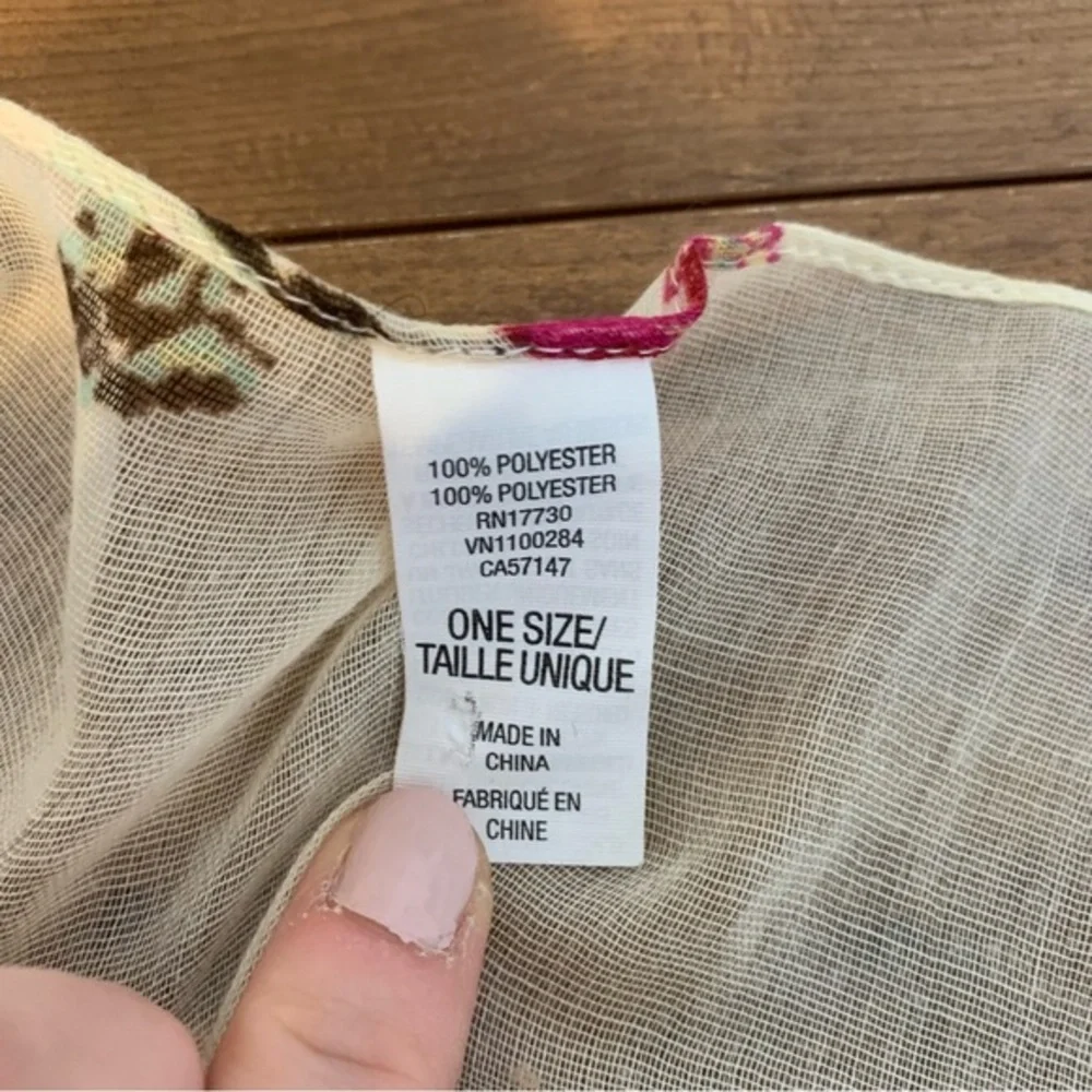 Target Large Floral Shawl Wrap Scarf